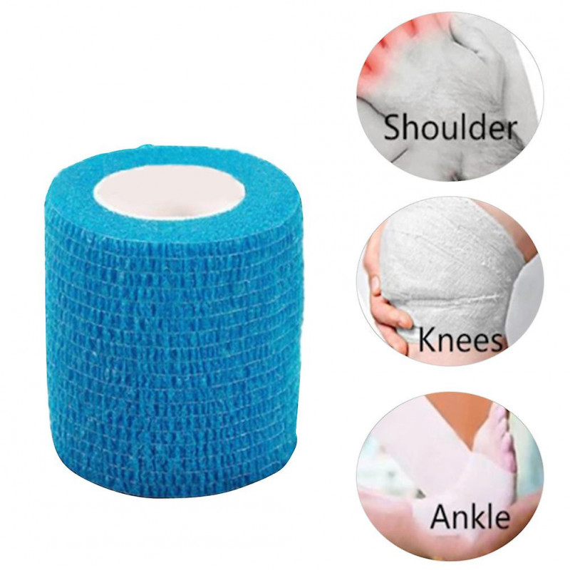 Sports Fitness Portable Outdoor Waterproof Self Adhesive Printed Elastic Bandage