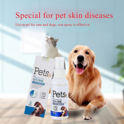 Pet Antibacterial Spray 50ml Pour Chiens Et Chats Pour Améliorer Les Croûtes Et Le Prurit