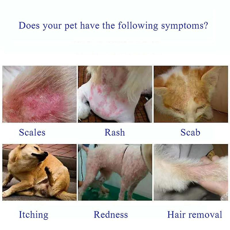 Pet Antibacterial Spray 50ml Pour Chiens Et Chats Pour Améliorer Les Croûtes Et Le Prurit