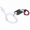 Water Conductivity Sensor PCB Water Monitoring Sensors Module with Waterproof Probe for Hydroponics