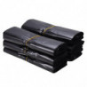 3 Roll / 150 Pieces of Thicken Black Garbage Bag Portable Portable Garbage Bag Disposable Vest Bag