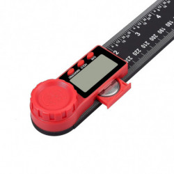 0-300mm LCD Digital Angle Protractor 2 in 1, with LCD Display, Zero Setting,