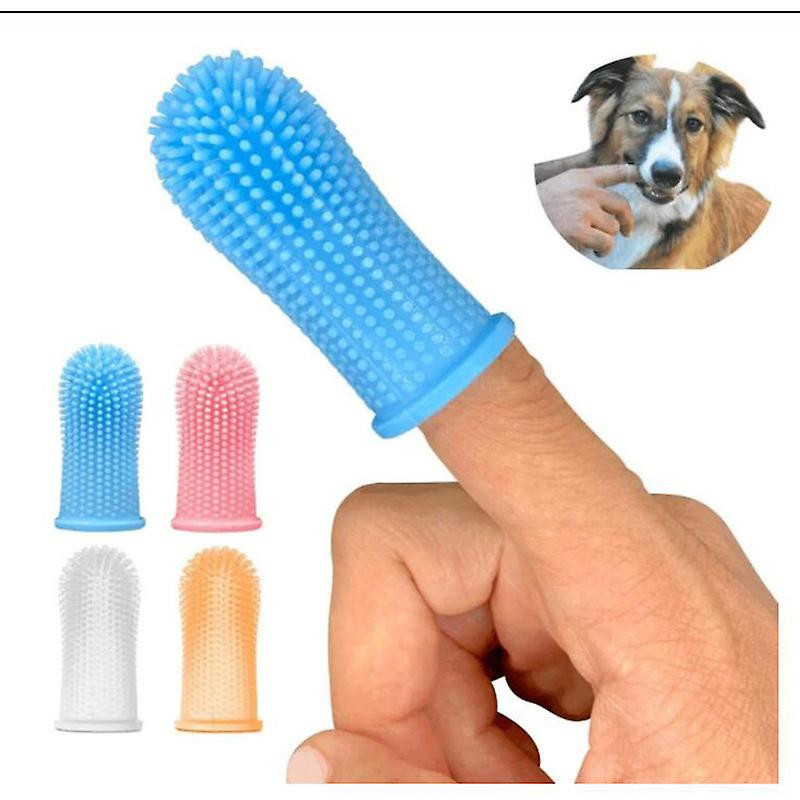 Blue 8pcs Dog and Cat Toothbrush - Dog Toothbrush and Cat Toothbrush - 360 Degree Cleaning Blue 8pcs Dog and Cat Toothbrush - Dog Toothbrush and Cat Toothbrush - 360 Degree Cleaning
