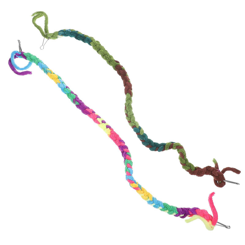 2Pcs Hermit Crab Climbing Toys Reptile Hermit Crab Rope Toy Reptile Tank Terrarium Accessories 2Pcs Hermit Crab Climbing Toys Reptile Hermit Crab Rope Toy Reptile Tank Terrarium Accessories