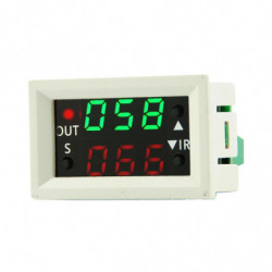 Dc12v Digital Temperature Control Relay Dual Color Led Display Monitor Durable