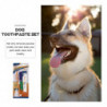 1 Set Dog Toothpaste Pet Periodontal Care Kit Oral Cleaning Supplies (Beef Flavor)