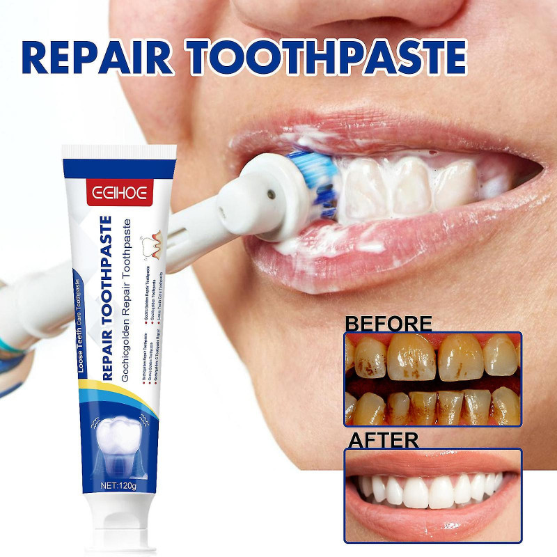 Eelhoe Toothpaste Dazzling White Teeth Cleaning Stain Yellow Oral Care Fresh Breath Fixing