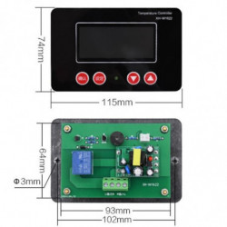 XH-W1622 LCD Digital Thermostat LCD Display Incubation Constant Temperature Heating Controller Pet