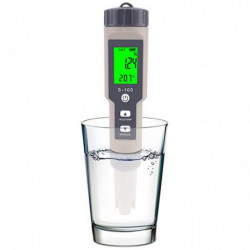 Digital Salinity Tester Salt Water-Aquarium Salinity Meter with ATC, IP67 Waterproof, 0-200 PPT Mul