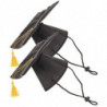 2pcs Black Graduation Caps with Tassels Pet Toys Costumes Dress Up Accessories Graduation Ceremony Hat Photo Props [...]