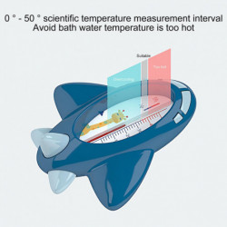 Sinknap Water Temperature Gauge Waterproof Clear Numbers Precision Avoid Overheating Adorable Toy Vivid Color Baby [...]