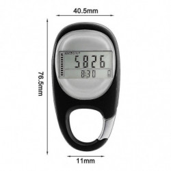 3d Digital Simple Walking Distance Clip Sur Podomètre Compteur de Pas Avec Clip, mémoire Distance de Marche Miles [...]