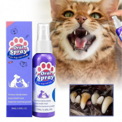 Dog Breath Freshener Spray Fresh Dental For Dogs And Cats Mouth Wash Rinse 30ml Cat Care Bad