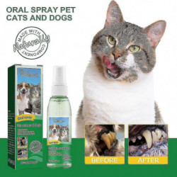 Pet Oral Cleanse Spray, Pet Teeth Cleaning Spray, Pet Breath Freshener Oral Spray