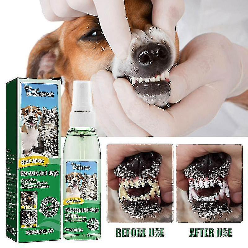 Pet Oral Cleanse Spray, Pet Teeth Cleaning Spray, Pet Breath Freshener Oral Spray