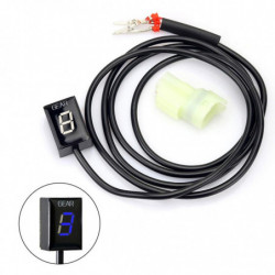 Indicateur d’engrenage d’affichage de vitesse de moto Écran d’affichage numérique à cristaux liquides