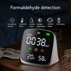 High Accuray Formaldehyde Monitor Detector Temperature Humidity Meter Sensor