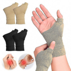 Compression therapy gel filled thumb hand wrist support gloves for tenosynovitis arthritis