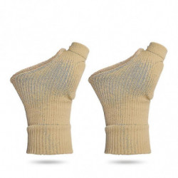 Compression therapy gel filled thumb hand wrist support gloves for tenosynovitis arthritis