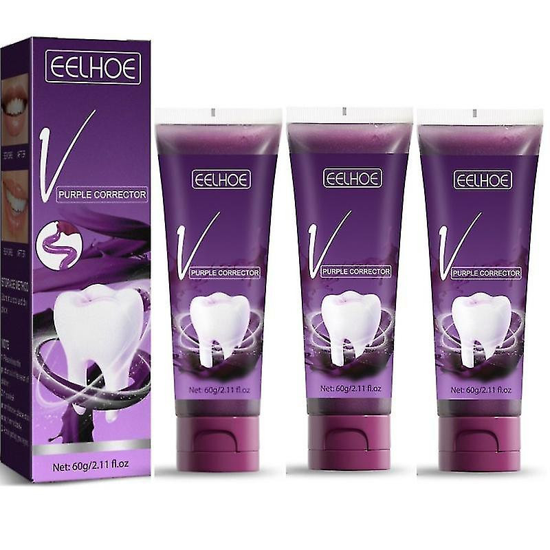 3x Mousse Nettoyante Dentaire Violet Presse En Bouteille Dentifrice Rafraîchit L’haleine Blanchit Dents Taches [...]
