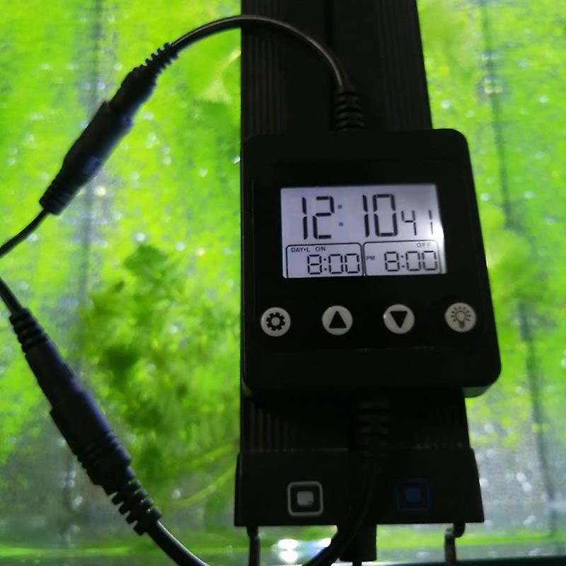 Nouveau modulateur de gradateur de contrôleur de lumière LED d’aquarium avec écran LCD pour Timin intelligent d’aquarium