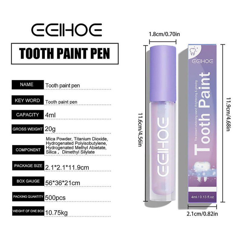 2pcs Éclaircissement Des Dents Gel Stylo Dentifrice Nettoyant En Profondeur Dent Jaune Enlever Taches De Plaque [...]