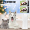 5/10X Soft Finger Toothbrush Pet Dog Cat Dental Cleaning Teeth Care Hygiene Brus