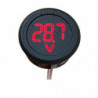 Voltmètre de voiture DC 4-100V LED Affichage numérique Rond Deux Fil panneau Voltage Mètre