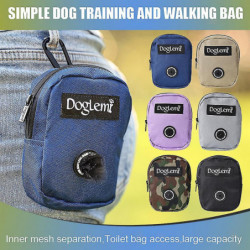 Dog Snack Pouch Built-in Dog Waste Bag Dispenser Portable Dog Training Bag Dog Snack Pouch Built-in Dog Waste Bag Dispenser Portable Dog Training Bag
