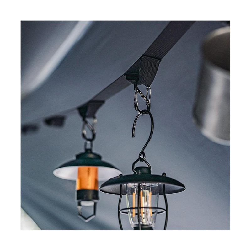 Blackdog Outdoor en forme de S Alliage d’aluminium Boucle suspendue Outdoor Multi-fonctionnel 8 caractères Mounta