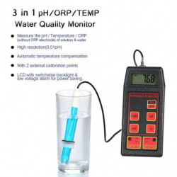 Professional Portable Ph/Orp/Temp Meter Water Detector Multi-Parameter Digital Lcd Multi-Function W