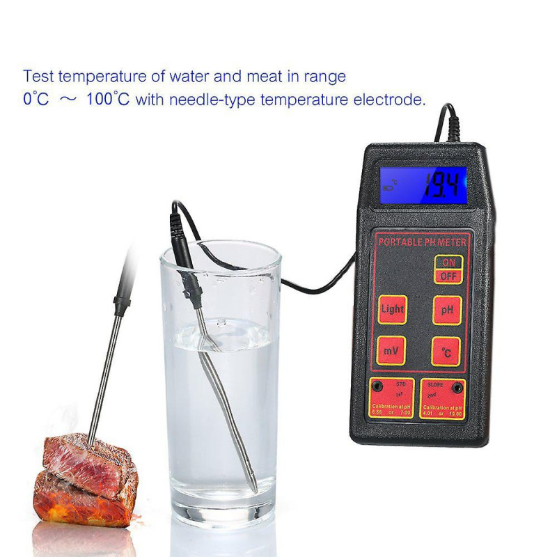 Professional Portable Ph/Orp/Temp Meter Water Detector Multi-Parameter Digital Lcd Multi-Function W