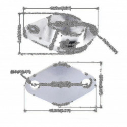 Egr Valve Blanking Plate Tool For Land Rover Discovery 3 Range Rover 2.7 Tdv6