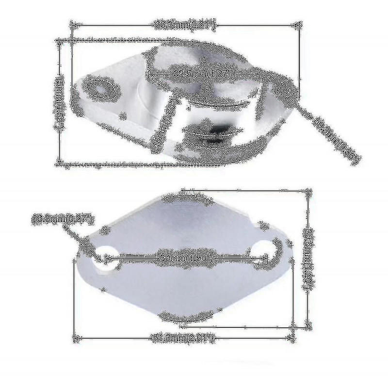 Egr Valve Blanking Plate Tool For Land Rover Discovery 3 Range Rover 2.7 Tdv6