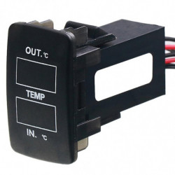 Dual Temperature Display Inside and Outside the Car Dual Temperature Sensor for Fit Jazz City Accord
