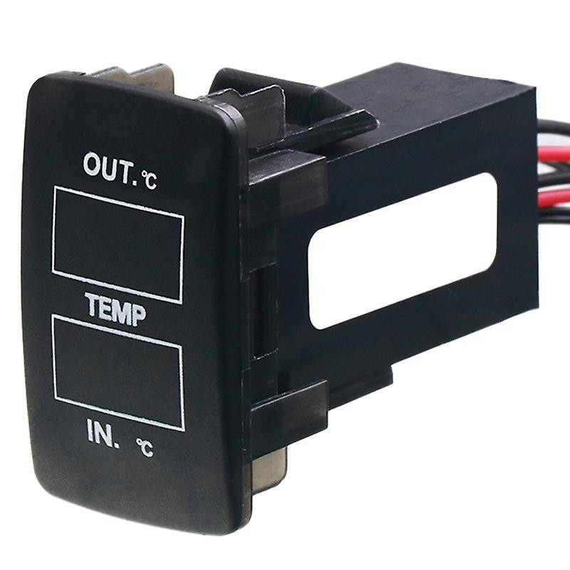 Dual Temperature Display Inside and Outside the Car Dual Temperature Sensor for Fit Jazz City Accord