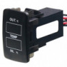 Dual Temperature Display Inside and Outside the Car Dual Temperature Sensor for Fit Jazz City Accord
