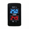 Dual Temperature Display Inside and Outside the Car Dual Temperature Sensor for Fit Jazz City Accord