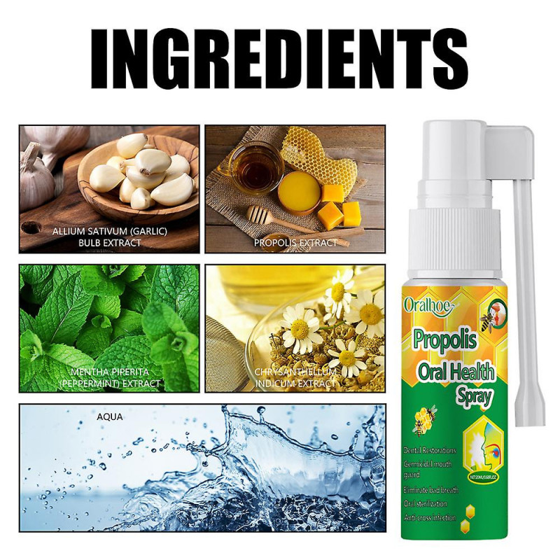 2x Oral Fresh Spray Désodorisant Buccal Traitement Oral Odeur Traitement Oral Enlever Mauvaise Haleine Saveur [...]