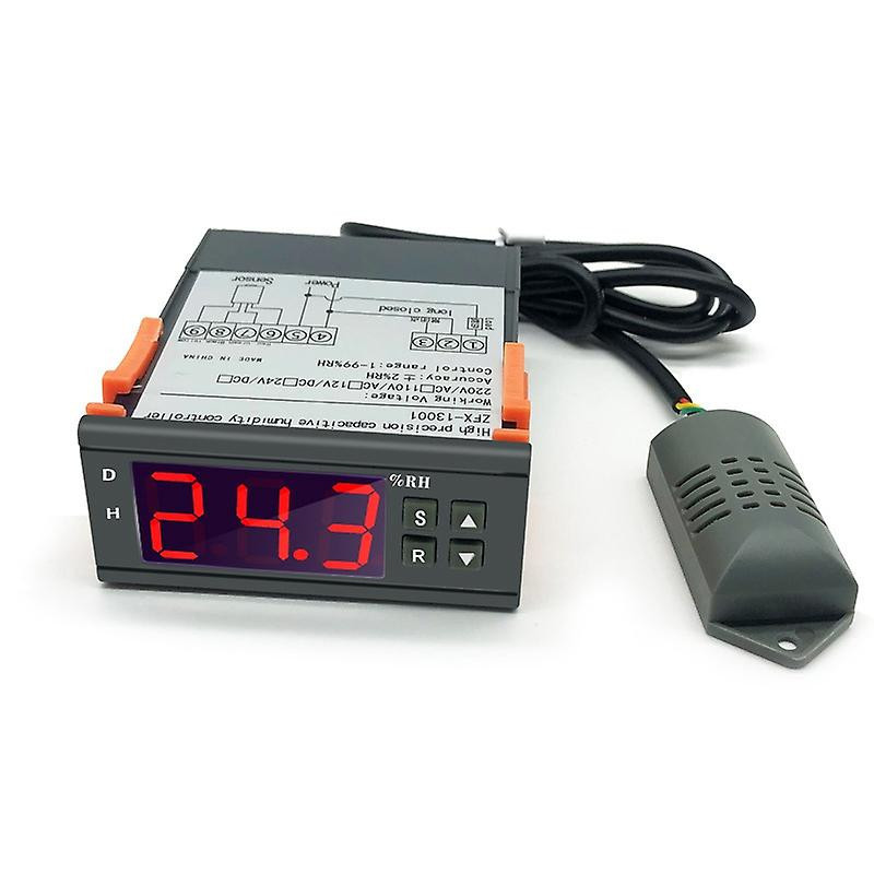 Humidity Controller Digital Hygrometer with LED Display for Humidification or Dehumidification Equipment(220V)