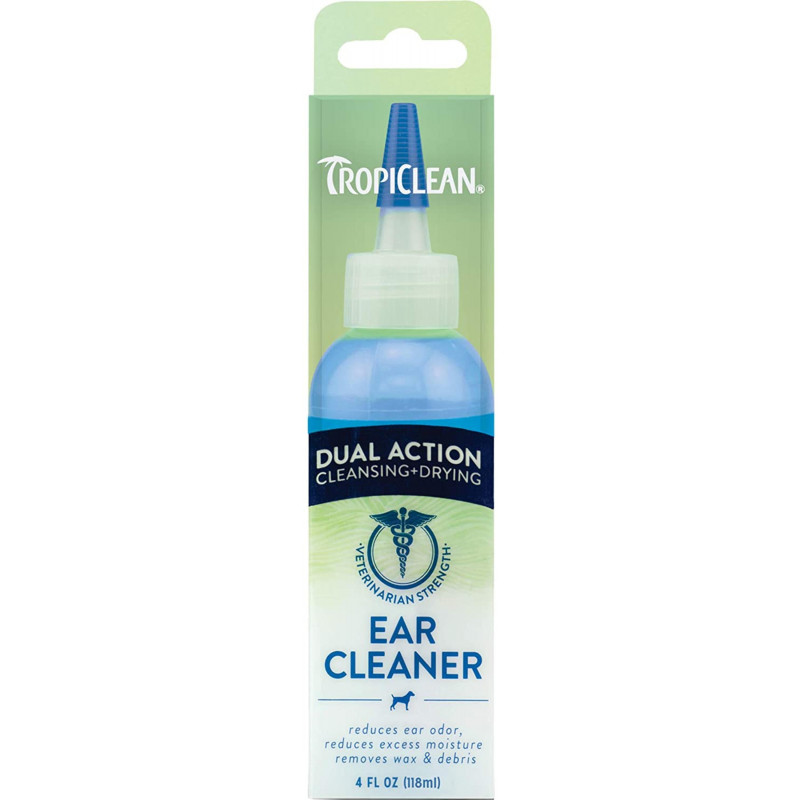 TropiClean Dual Action Ear Cleaner for Pets