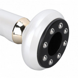 Electric GuaSha Massager 12 Suction Gears Steel Balls Negative Pressure Cupping Meridians Massage Machien White