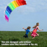 1.4m/2m/2.7m Colored Dual Line Stunt Power Sport Kite Outdoor Seaside Beach Toy