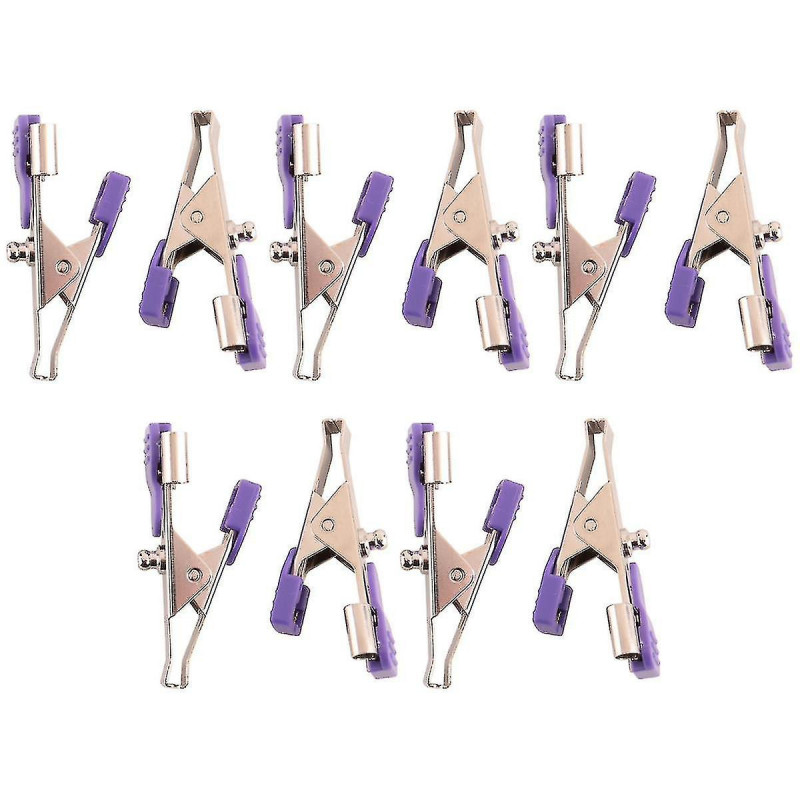 10pcs électrodes à clip d’alligator ECG/ECG réutilisables pour animaux, animaux domestiques, chiens, chats et [...]