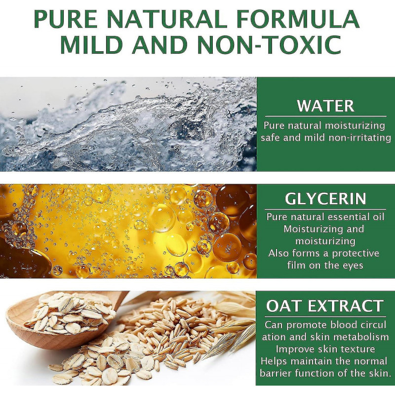 Gouttes ophtalmiques pour animaux de compagnie Lubrifiant nettoyant pour les yeux, enlever les marques de larmes [...]