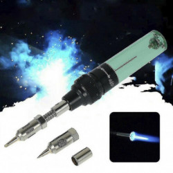 4 In 1 Portable Soldering Iron Kit Portable Welding Pen Burner Blow Torch Gas Soldering Iron Cordless Butane Tip [...]