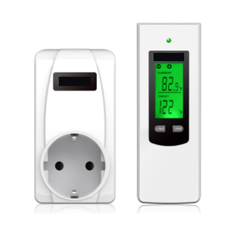 Digital Temperature , Temperature Wireless Tat Ing Socket And Remote Le