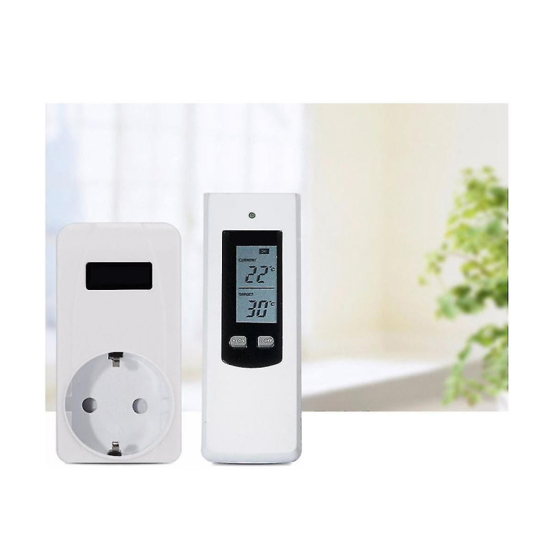 Digital Temperature , Temperature Wireless Tat Ing Socket And Remote Le