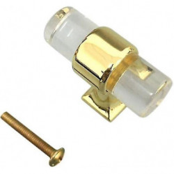 Elegant Decoration Furniture Door Knobs Decorative Door Handle Knobs Clear Acrylic Door Handle , 40mm B40mm B