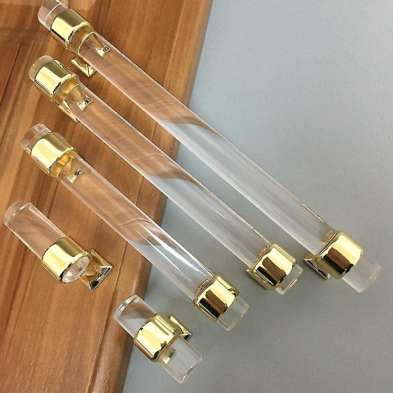 Elegant Decoration Furniture Door Knobs Decorative Door Handle Knobs Clear Acrylic Door Handle , 40mm B40mm B